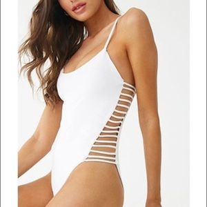 ❗️2/$20 NWOT F21 One piece cut out swim suit